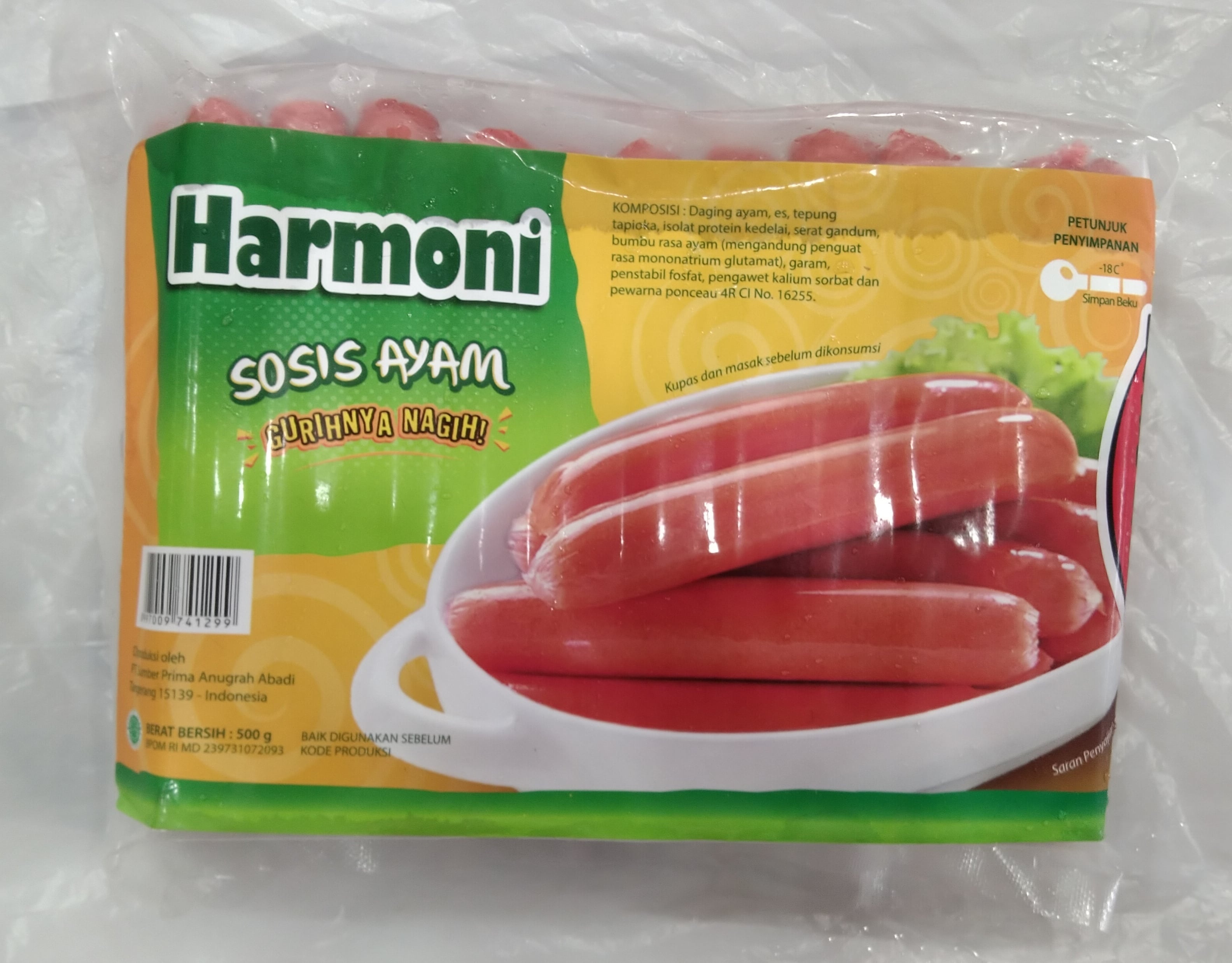 Harmoni Sosis Ayam Merah 500gr